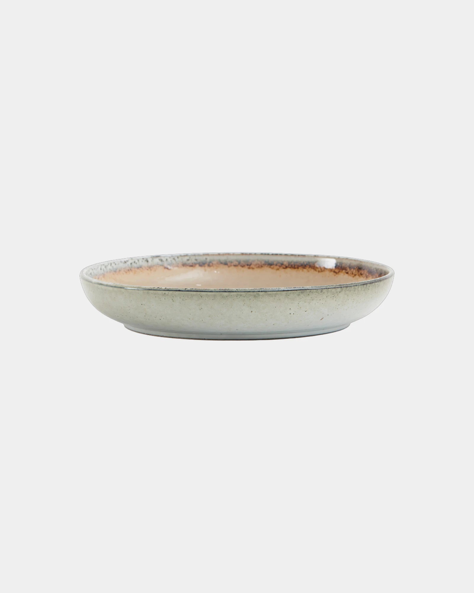 Saladier grès Vinga Nomimino 31 cm à personnaliser - Beige