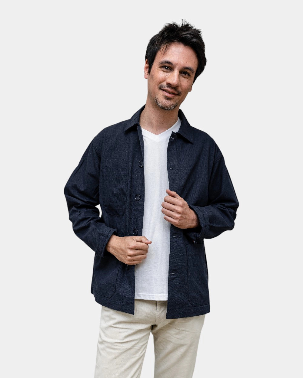 Unisex-Überhemd aus Canvas zum Personalisieren