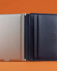 Porte-cartes anti-RFID en cuir recyclé à personnaliser - 2