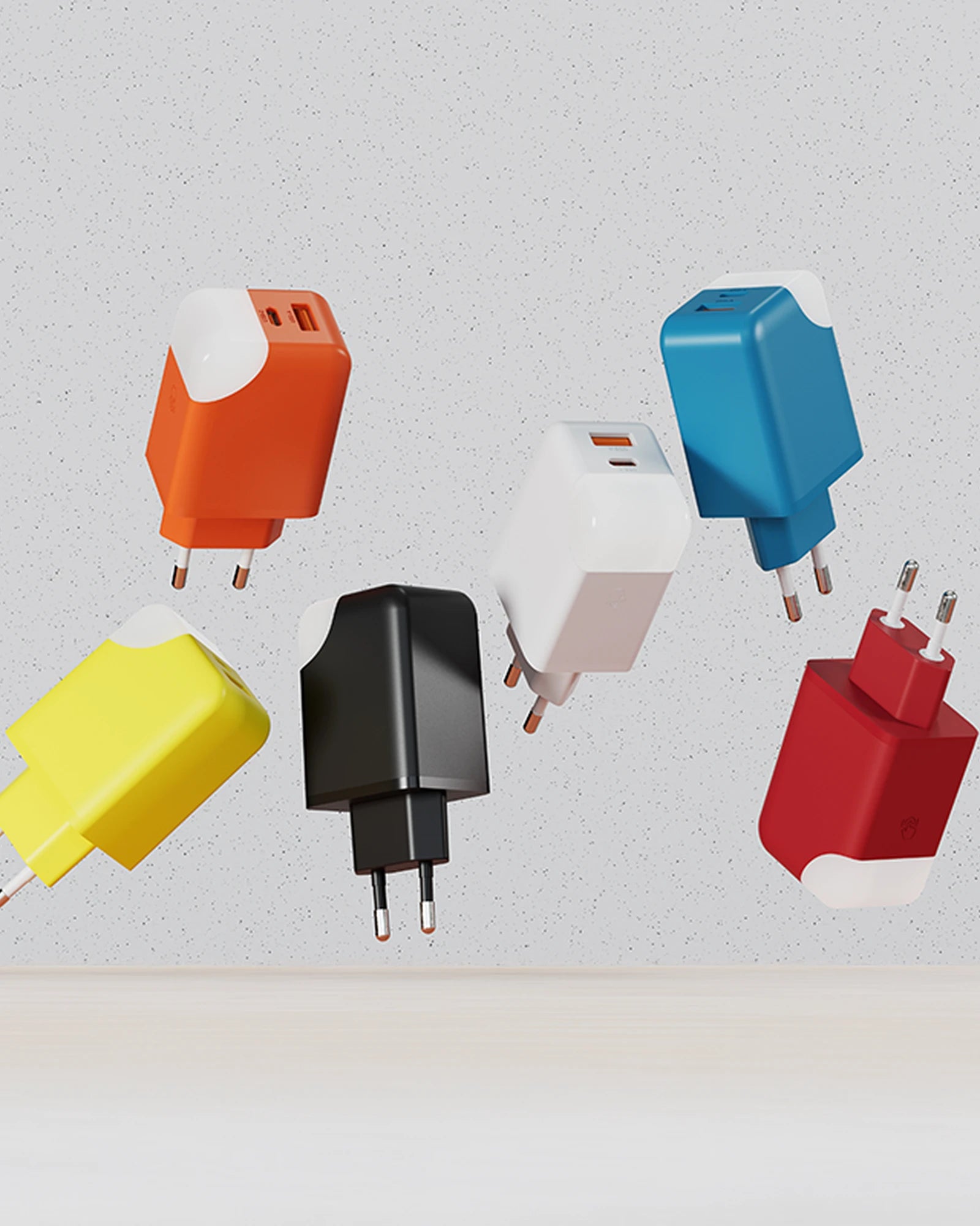 Adaptateur secteur double ports USB C et A 65W à personnaliser - 19