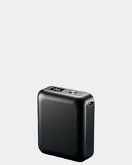 Powerbank aluminium recyclé 10 000 mAh à personnaliser - Noir