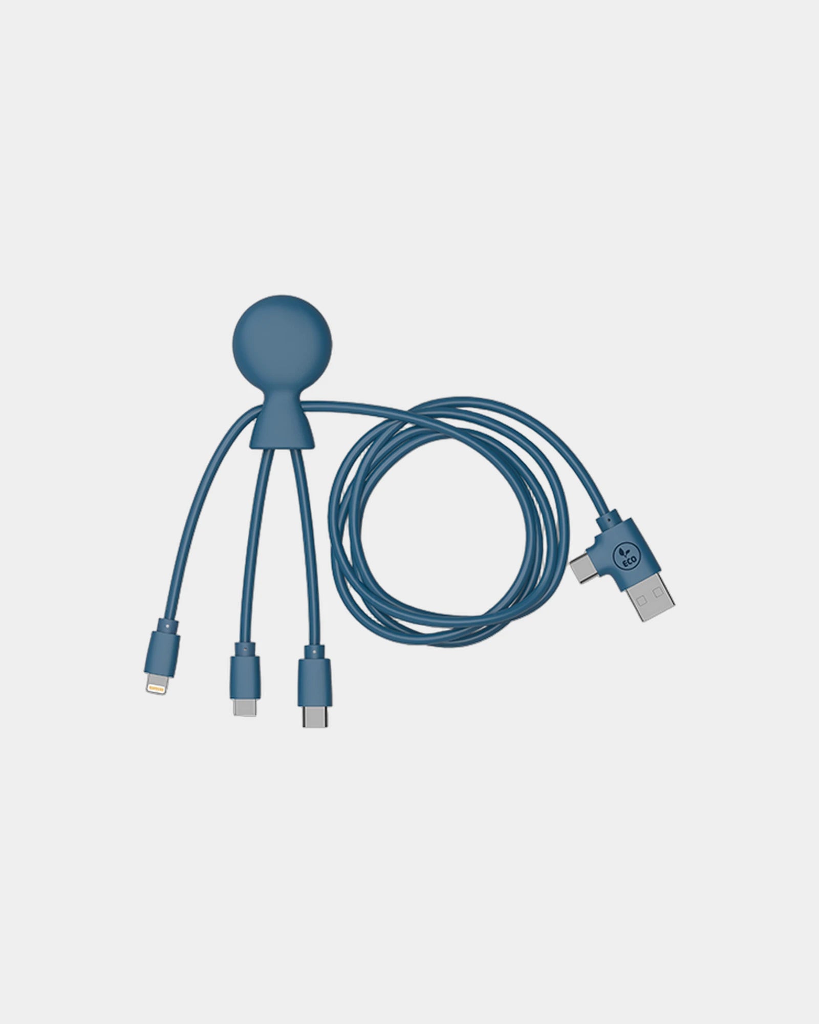 Multi-Ladekabel 1m XOOPAR Mr Bio Long zum Personalisieren - 3