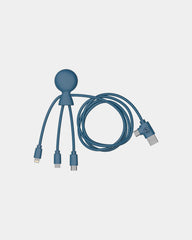 Multi-Ladekabel 1m XOOPAR Mr Bio Long zum Personalisieren - 3