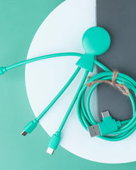 Multi-Ladekabel 1m XOOPAR Mr Bio Long zum Personalisieren - 10