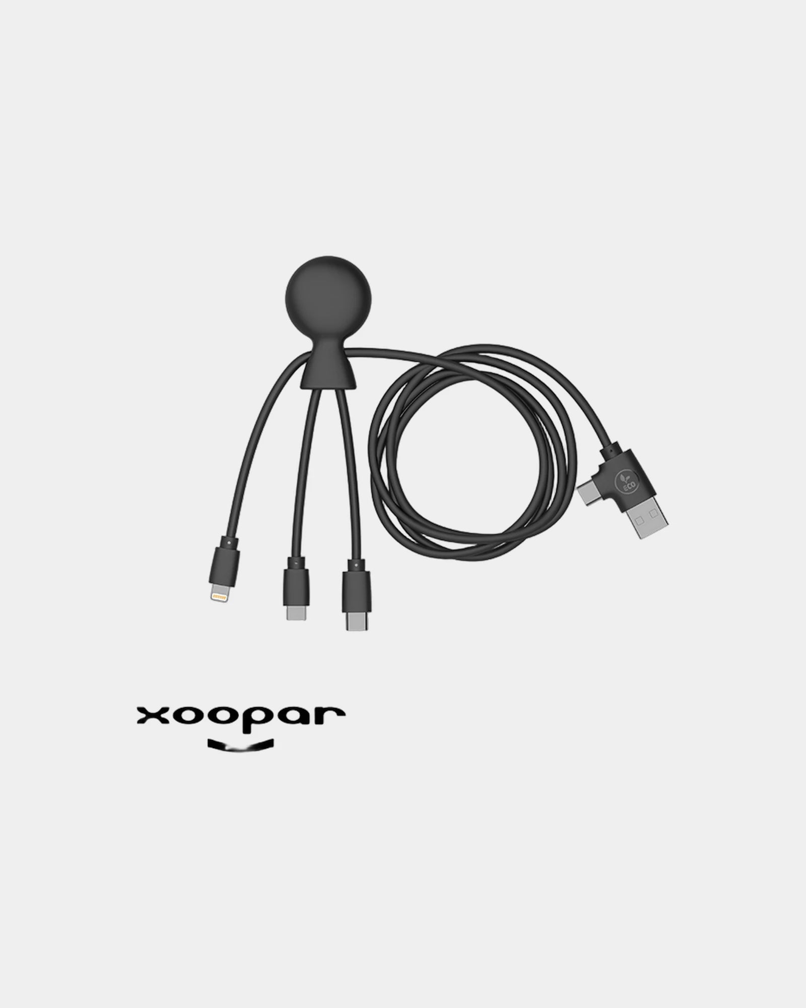 Multi-Ladekabel 1m XOOPAR Mr Bio Long zum Personalisieren - 4