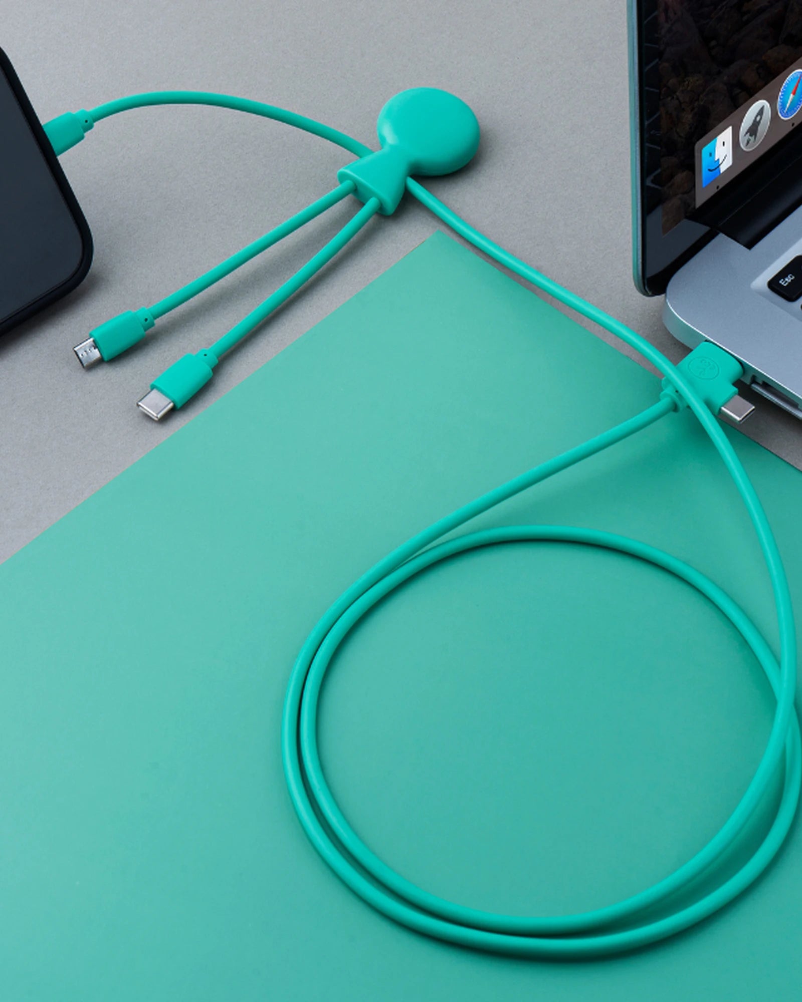 Multi-Ladekabel 1m XOOPAR Mr Bio Long zum Personalisieren - 9