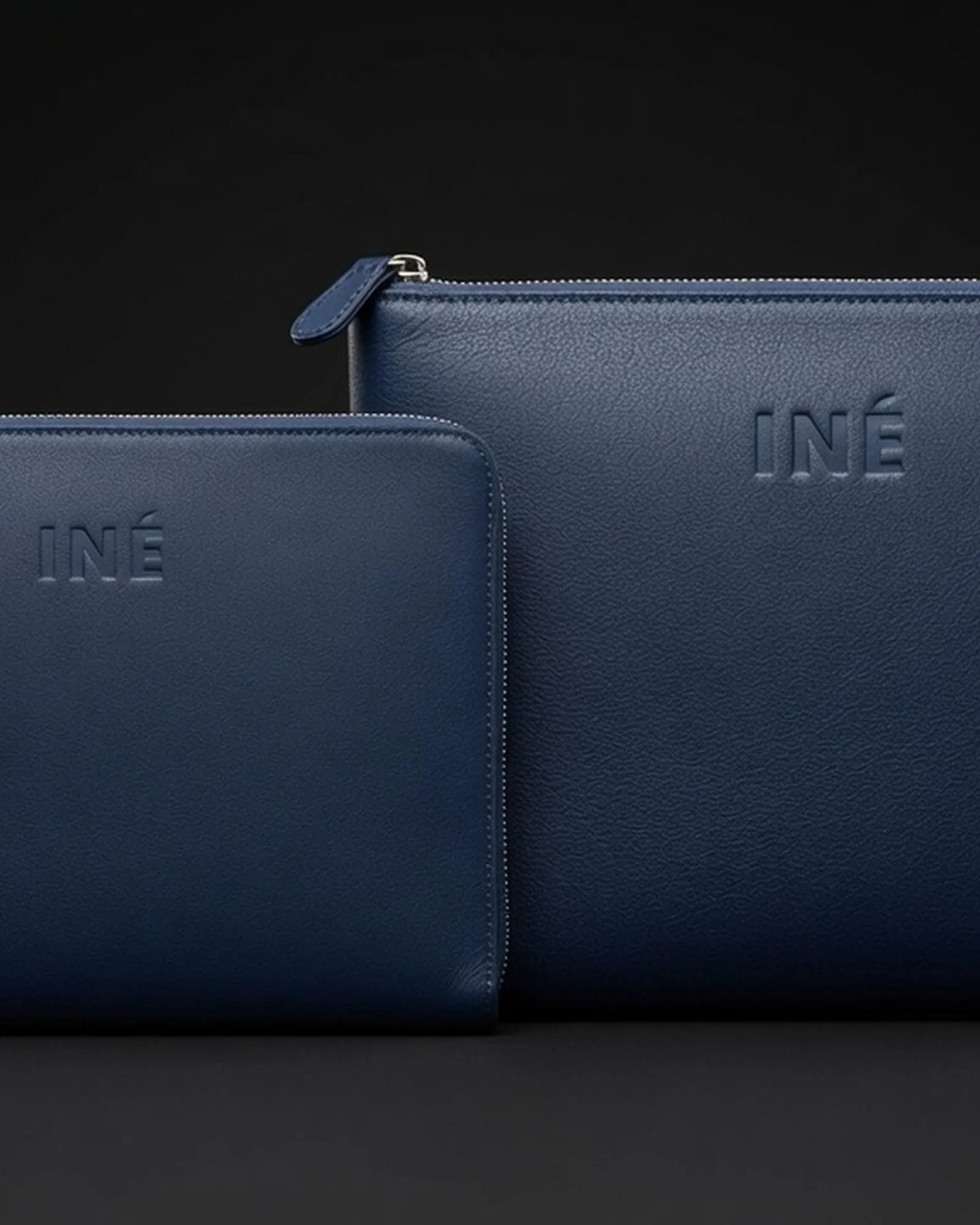 Pochette cuir recyclé INE 14/15" à personnaliser - 5