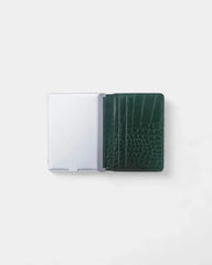 Personalisierbares INE Anti-RFID-Kartenetui aus recyceltem Leder