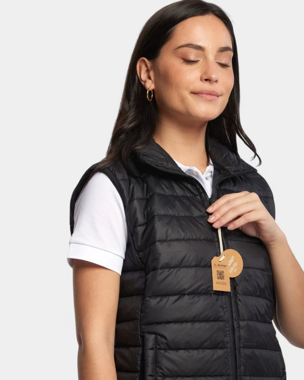 Ärmellose Steppjacke für Damen Made in France zum Personalisieren