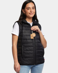 Ärmellose Steppjacke für Damen Made in France zum Personalisieren