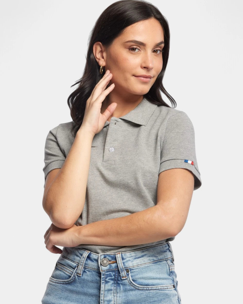 Damen-Poloshirt Made in France zum Personalisieren