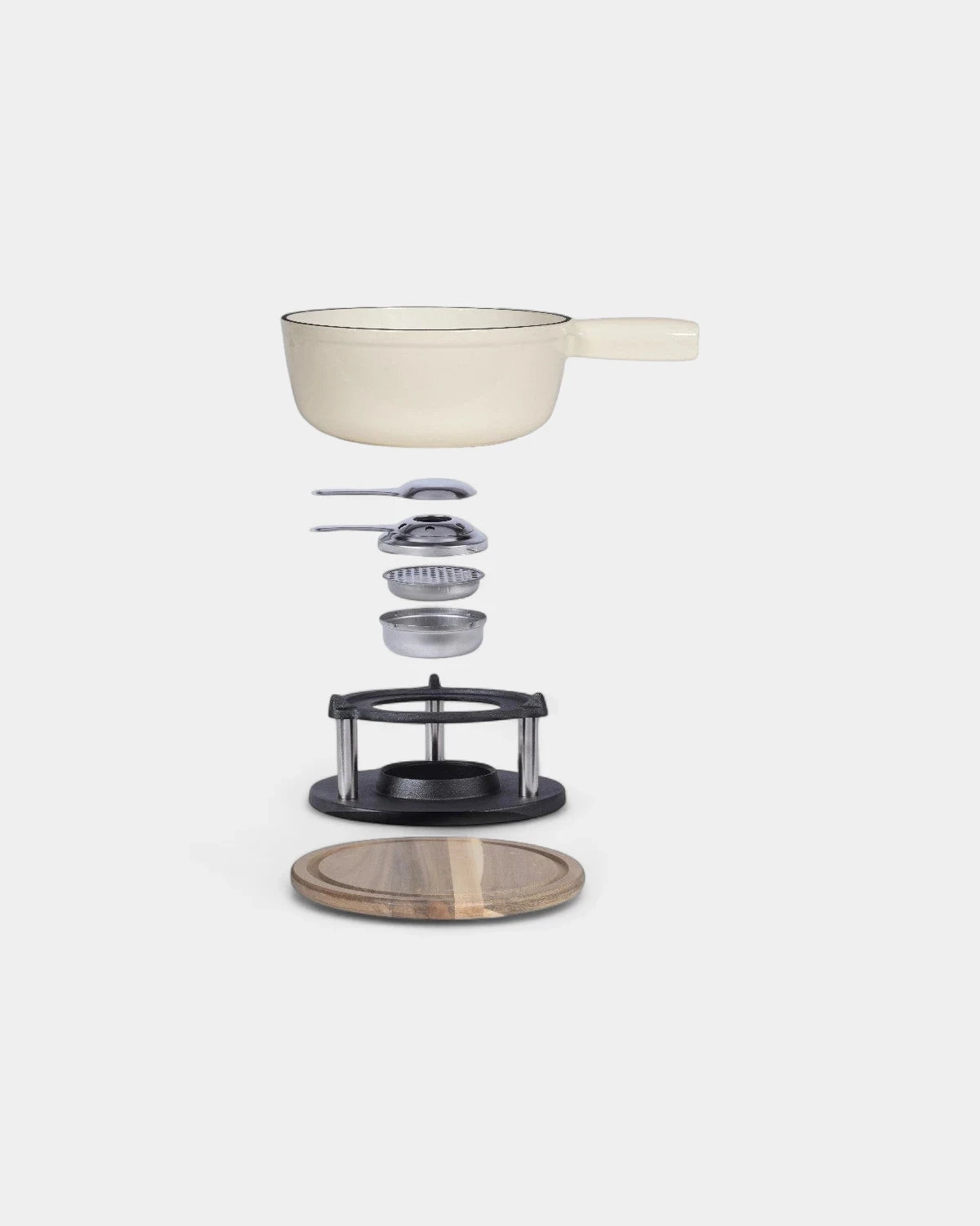 Traditionelles Fondue-Set zum Personalisieren