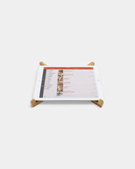 Laptopständer aus Bambus zum Personalisieren