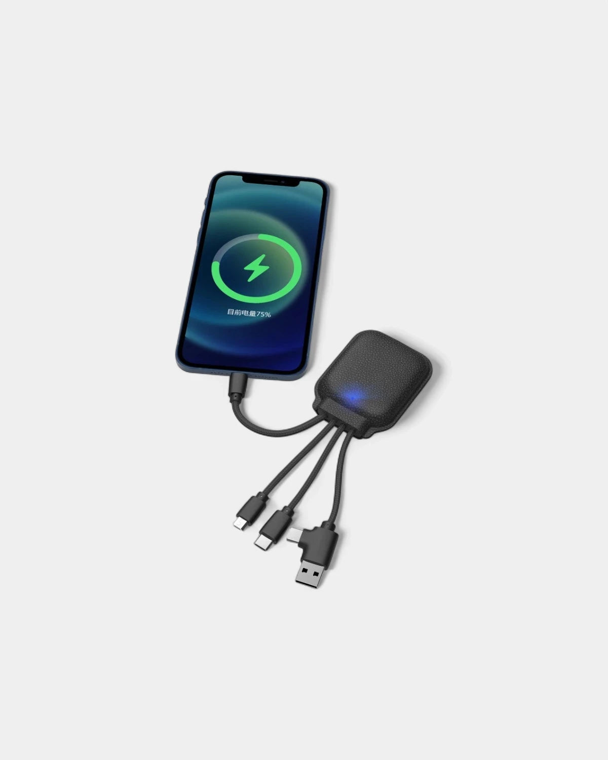 Personalisierbare Xoopar Powerbank aus recyceltem Leder