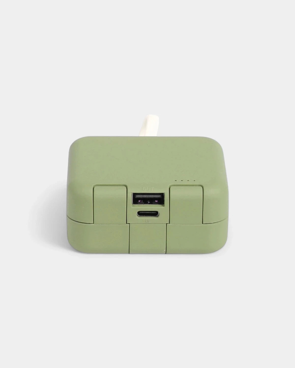 Personalisierbare Powerbank mit Handyhalterung