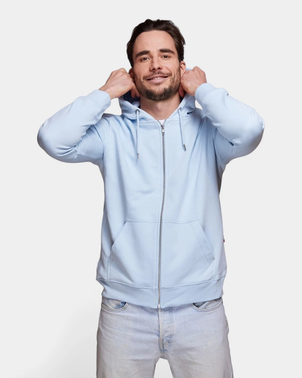 Zip-Hoodie Unisex Made in France zum Personalisieren
