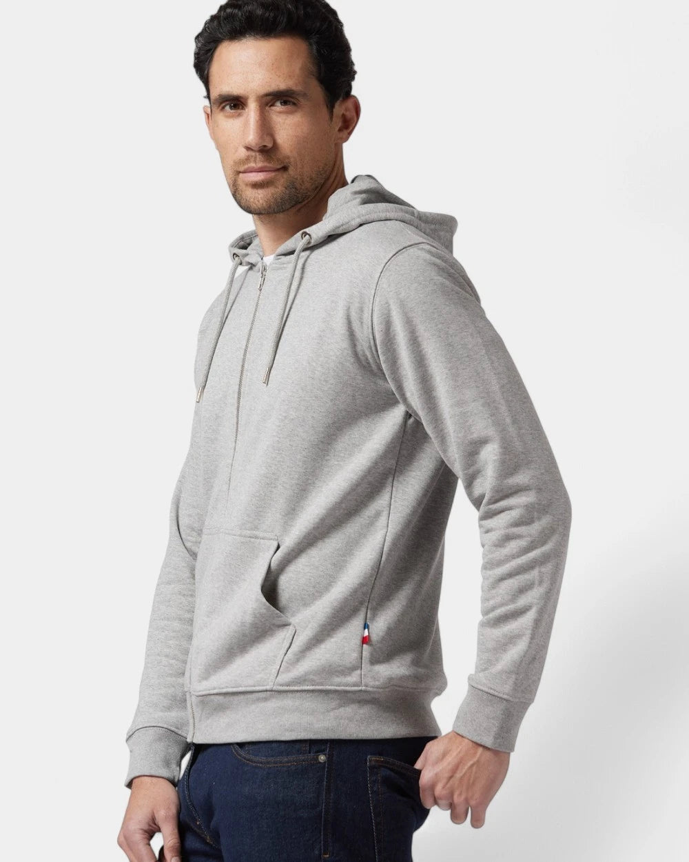 Zip-Hoodie Unisex Made in France zum Personalisieren