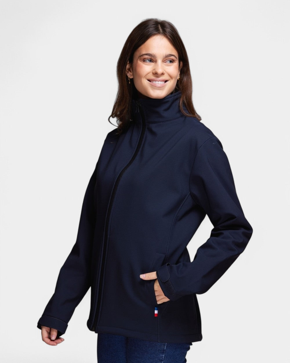 Softshell-Blouson für Damen Made in France zum Personalisieren