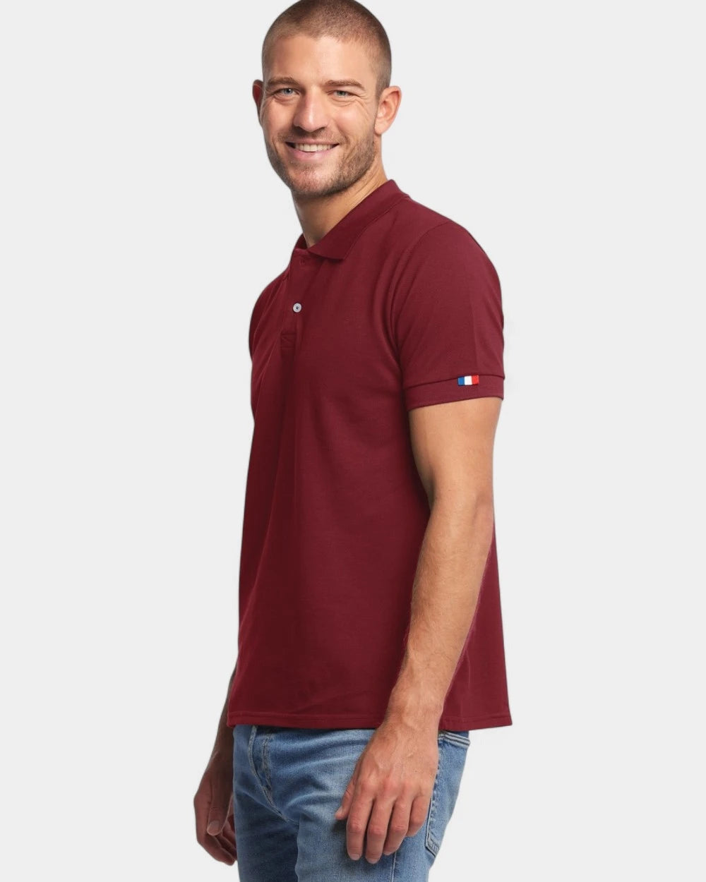 Herren-Poloshirt Made in France zum Personalisieren
