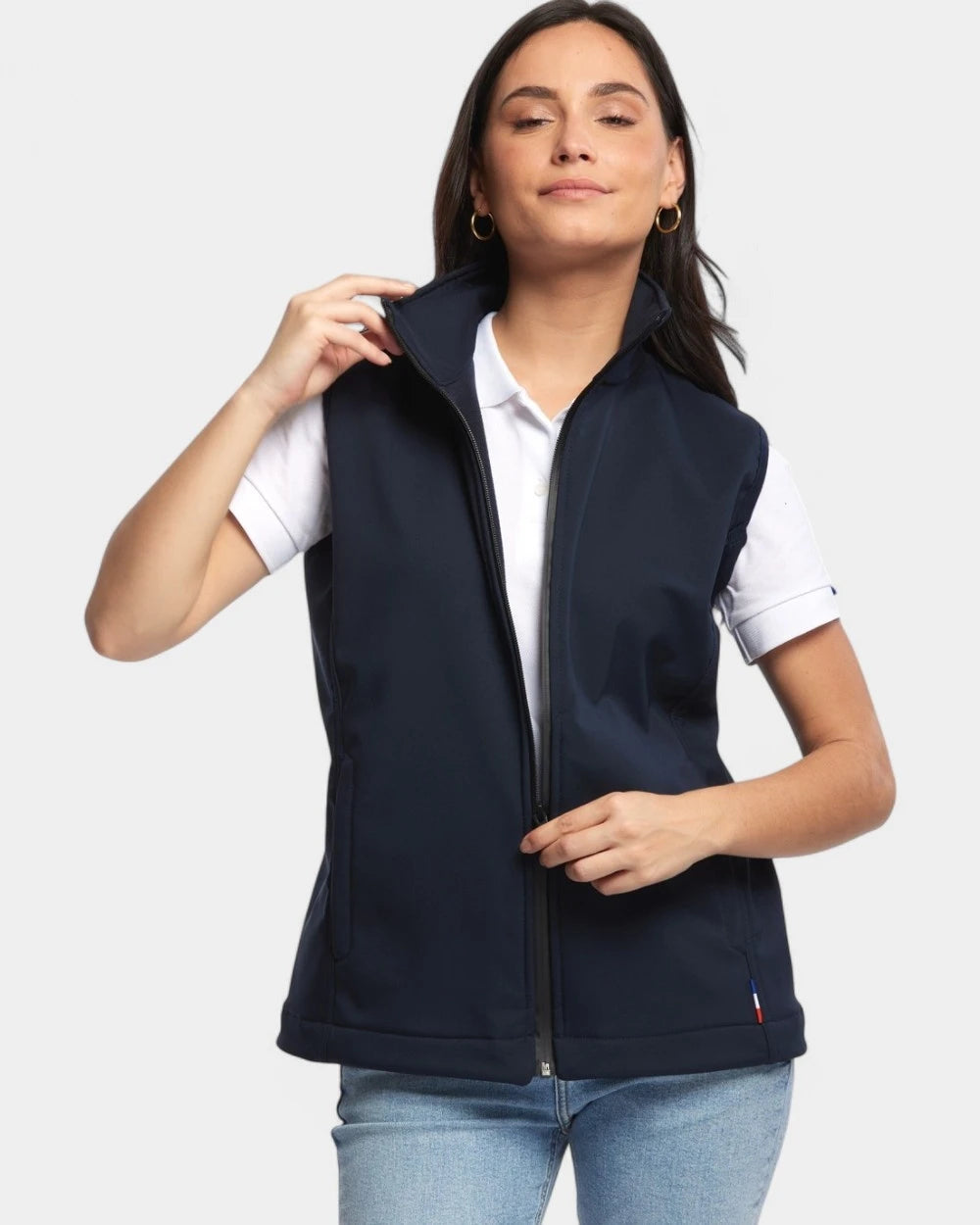 Softshell-Bodywarmer für Damen Made in France zum Personalisieren