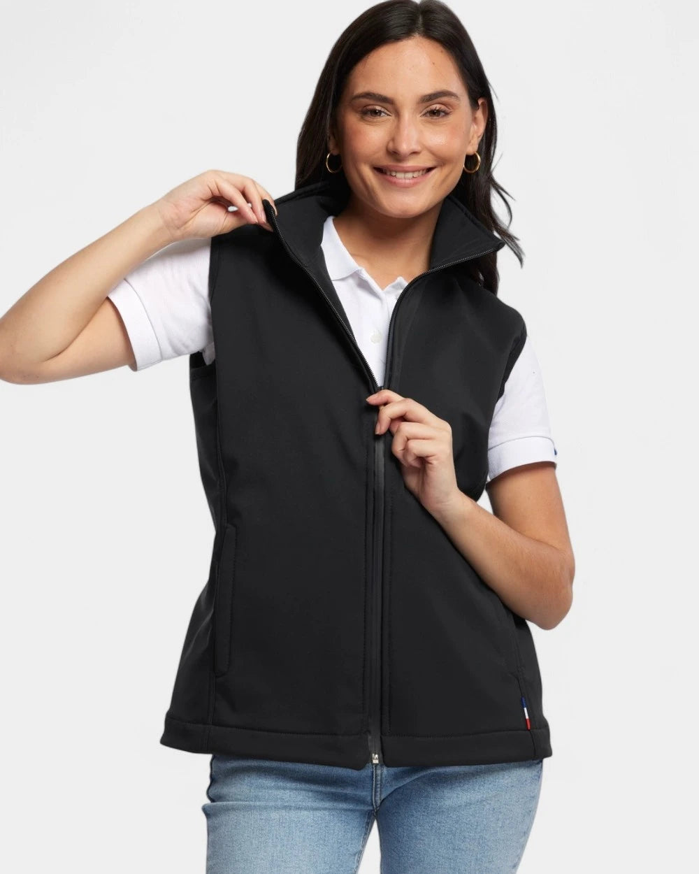 Softshell-Bodywarmer für Damen Made in France zum Personalisieren