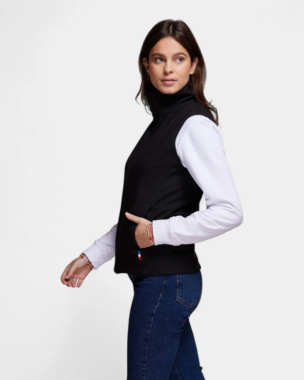 Softshell-Bodywarmer für Damen Made in France zum Personalisieren