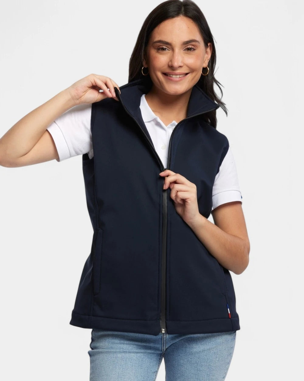 Softshell-Bodywarmer für Damen Made in France zum Personalisieren