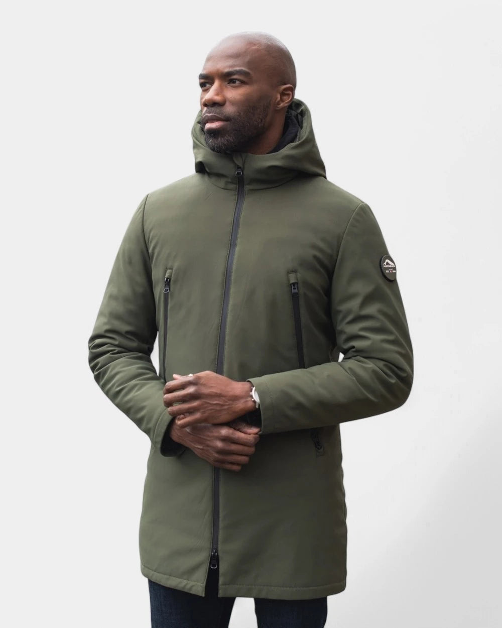 Softshell-Parka mit wattiertem Futter zum Personalisieren