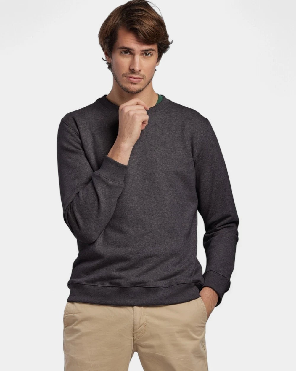 Rundhals-Sweatshirt Made in France zum Personalisieren
