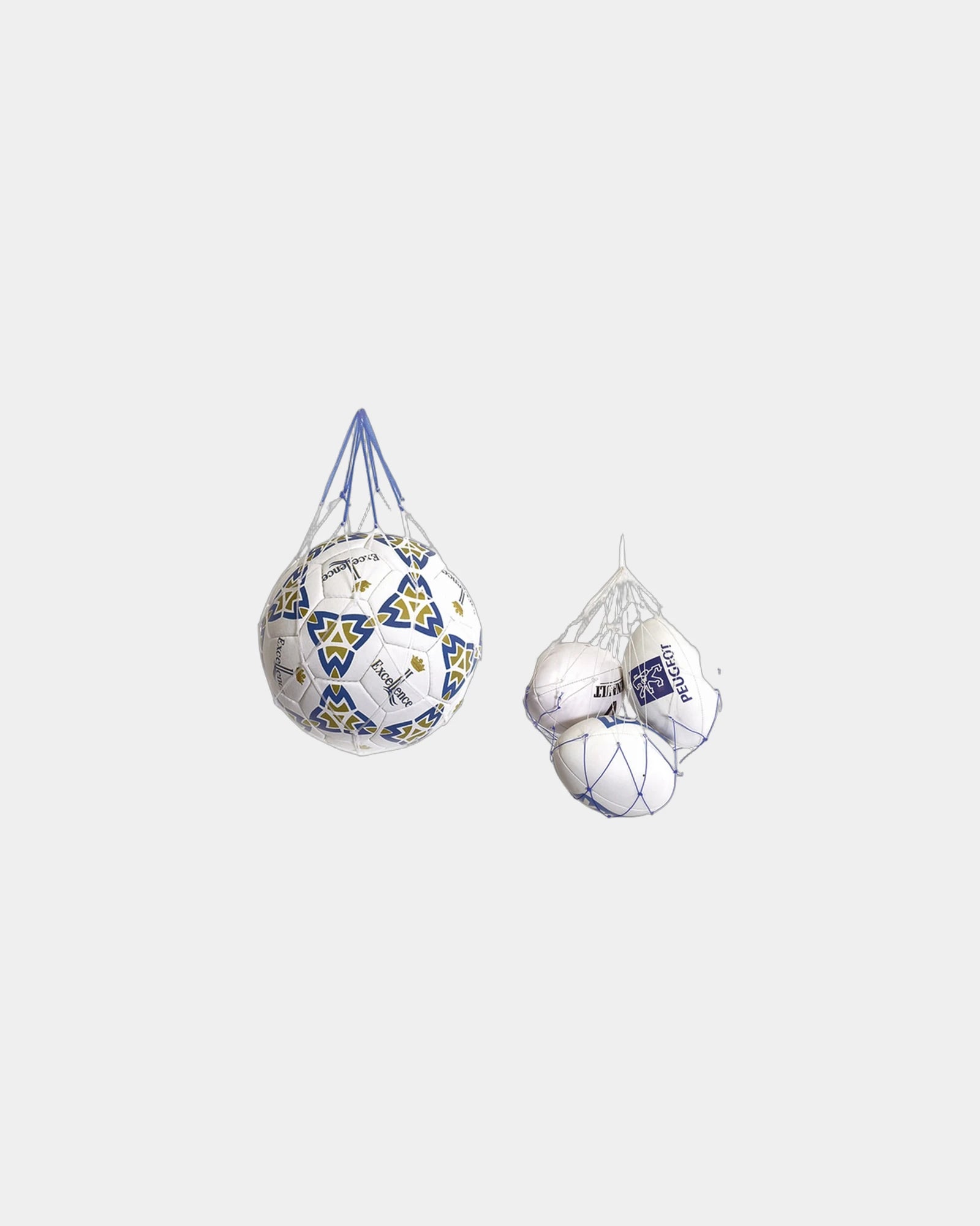 Filet 3 ballons à personnaliser - Blanc