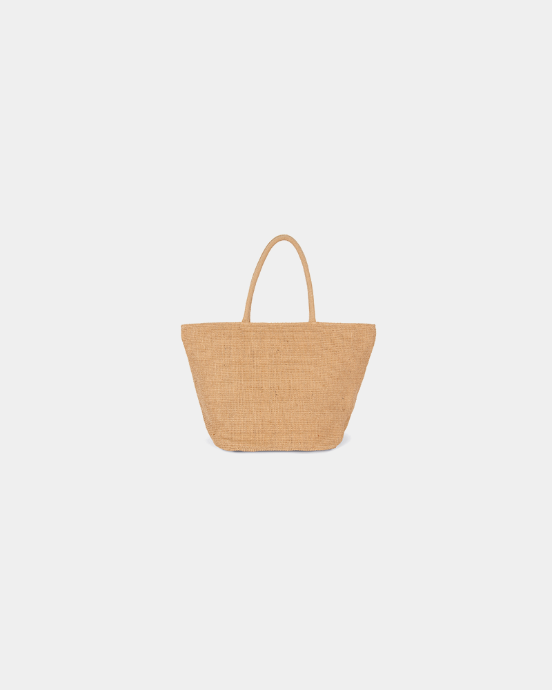 Personalisierbare Strandtasche aus geflochtenem Jutegarn