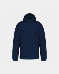 Herren-Daunenjacke mit Kapuze zum Personalisieren
