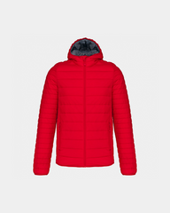 Herren-Daunenjacke mit Kapuze zum Personalisieren