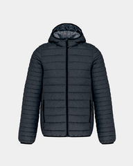 Herren-Daunenjacke mit Kapuze zum Personalisieren