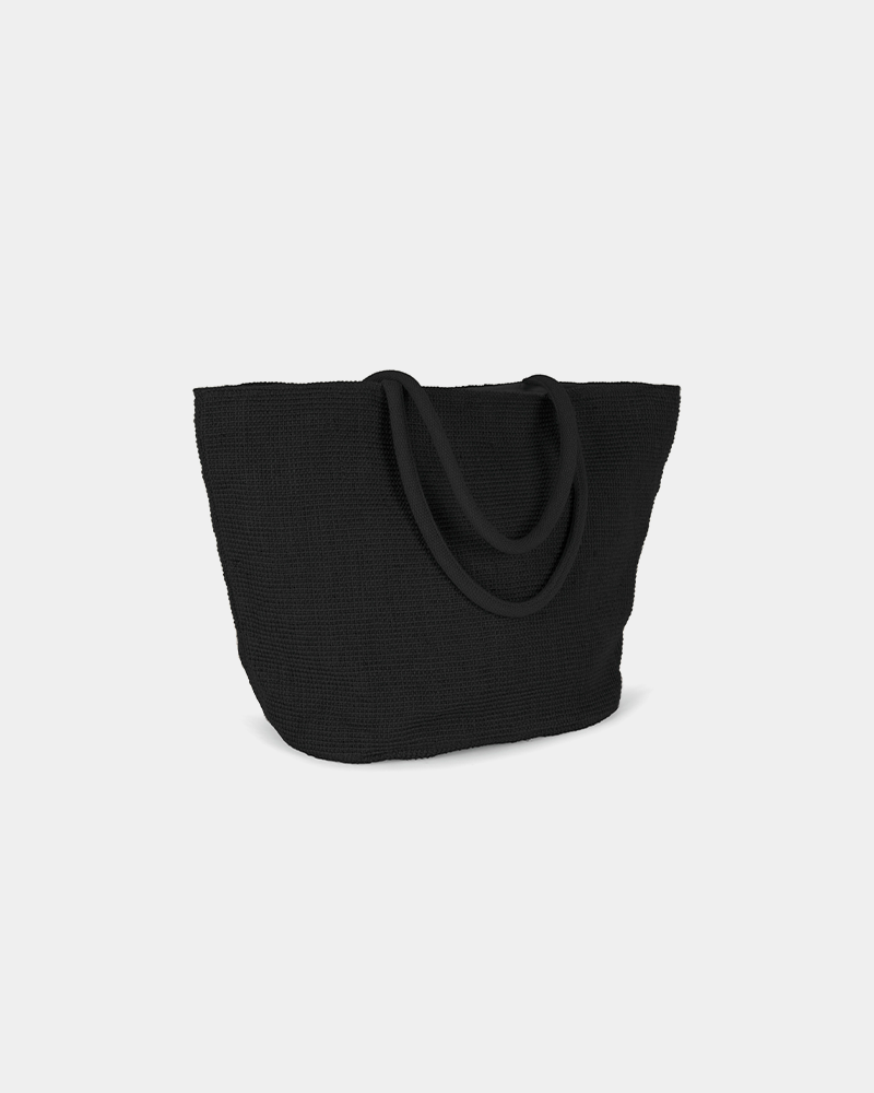 Personalisierbare Strandtasche aus geflochtenem Jutegarn
