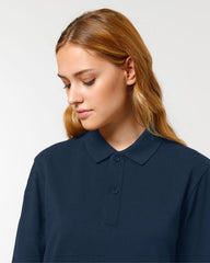 Personalisierbares Unisex-Polo mit langen Ärmeln