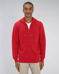 Personalisierbare Unisex-Sweatjacke mit Reißverschluss aus Bio-Baumwolle