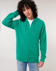 Personalisierbare Unisex-Sweatjacke mit Reißverschluss aus Bio-Baumwolle