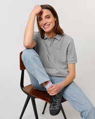 Unisex-Polo zum Personalisieren aus Bio-Baumwolle
