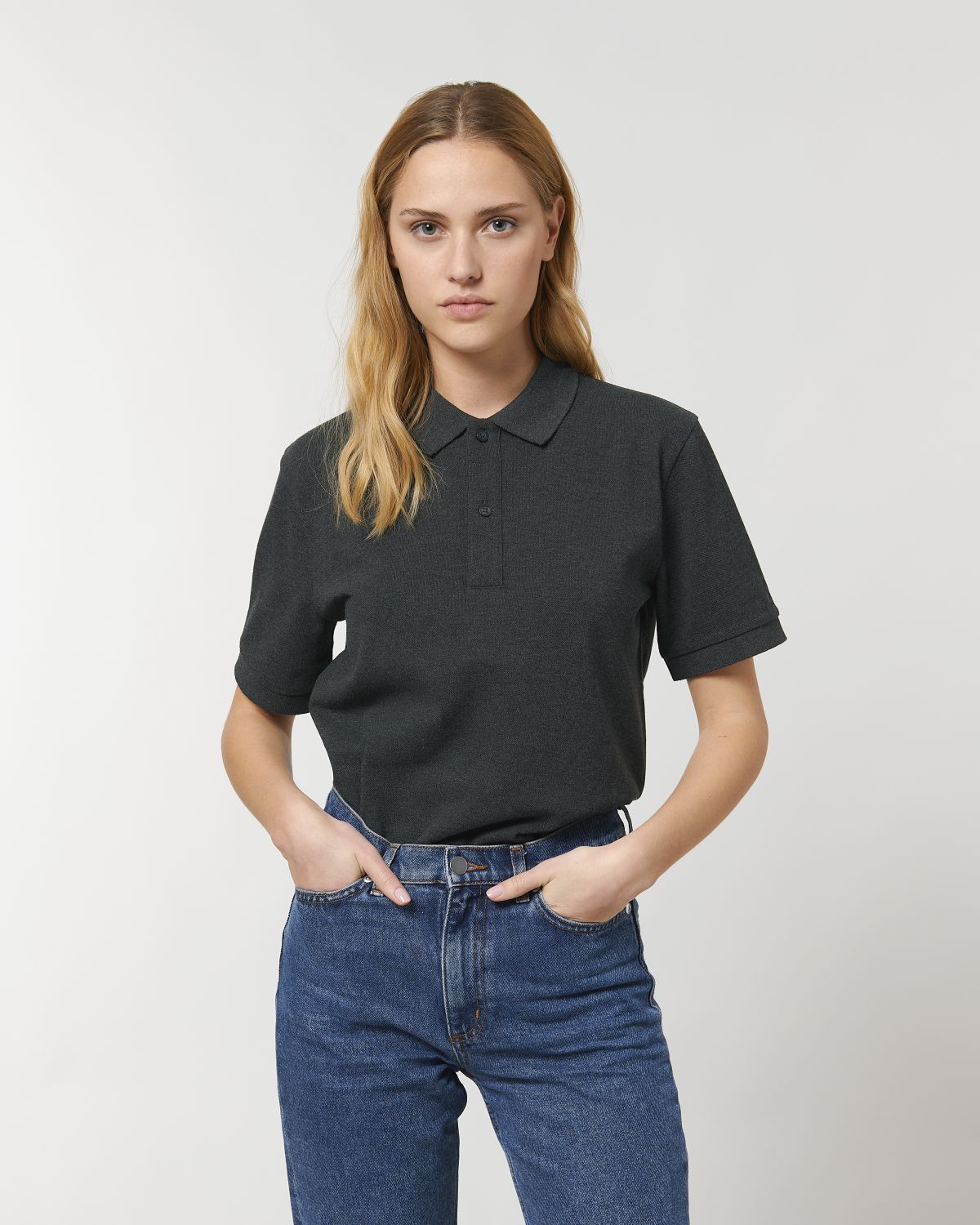 Unisex-Polo zum Personalisieren aus Bio-Baumwolle