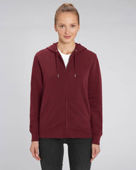 Personalisierbare Unisex-Sweatjacke mit Reißverschluss aus Bio-Baumwolle