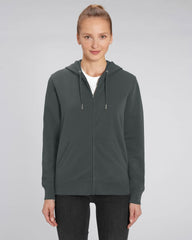 Personalisierbare Unisex-Sweatjacke mit Reißverschluss aus Bio-Baumwolle