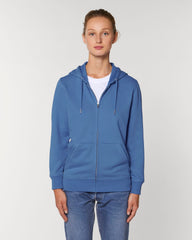 Personalisierbare Unisex-Sweatjacke mit Reißverschluss aus Bio-Baumwolle